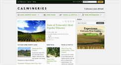 Desktop Screenshot of calwineries.com